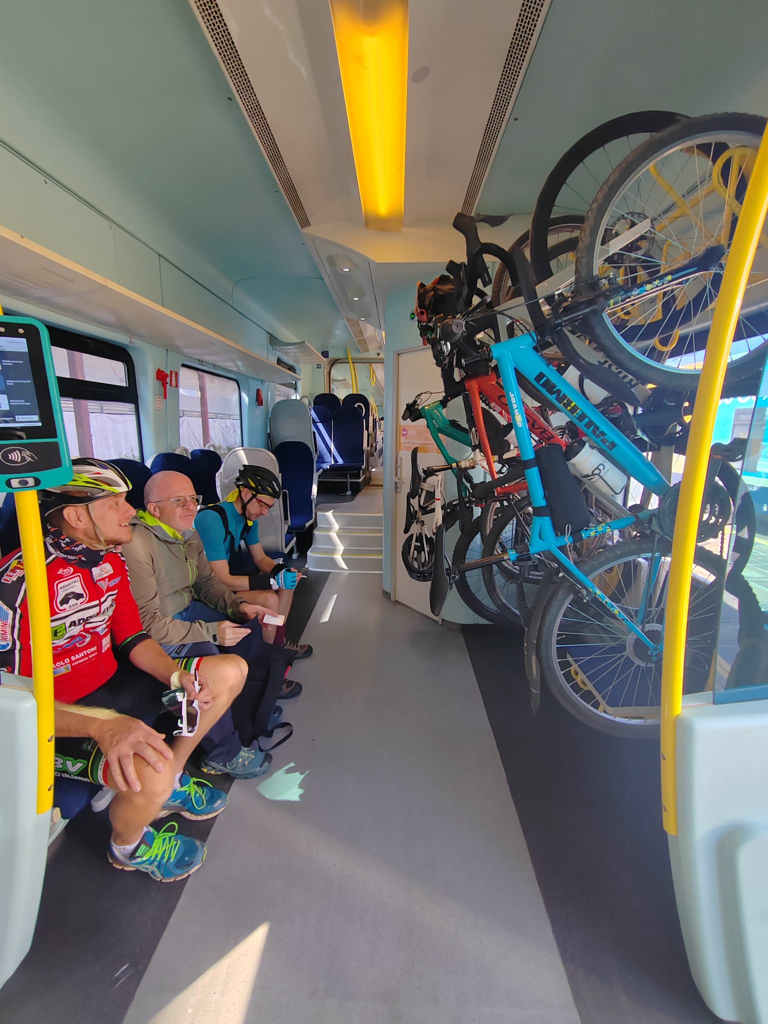 Terres Balloon e Bike rientro in treno