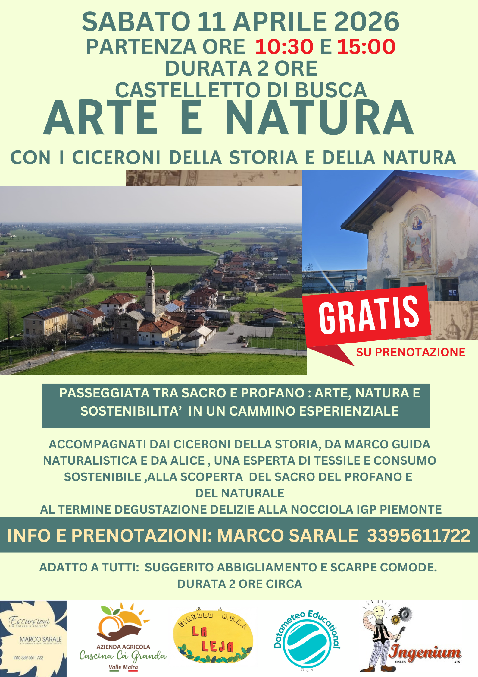 <em>Passeggiata tra Sacro e Profano</em> - Arte e Natura